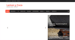 Desktop Screenshot of lemonycoco.es